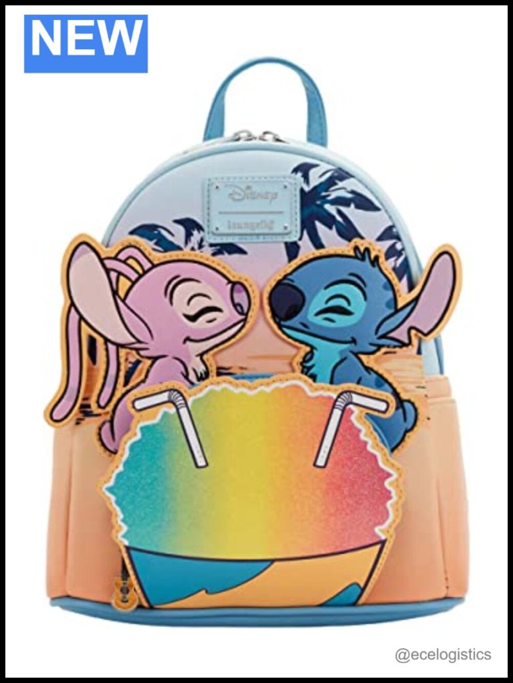 Loungefly Lilo Stitch Faux Leather Shoulder Bag Purse Disney
